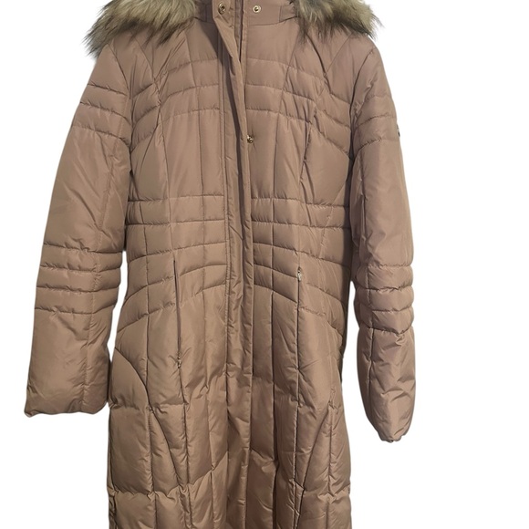 Calvin Klein Beige Quilted Jacket - Picture 1 of 3